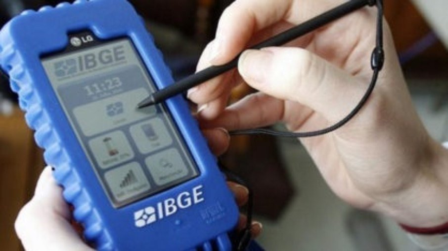 Aparelho onde as informações do Censo serão registradas