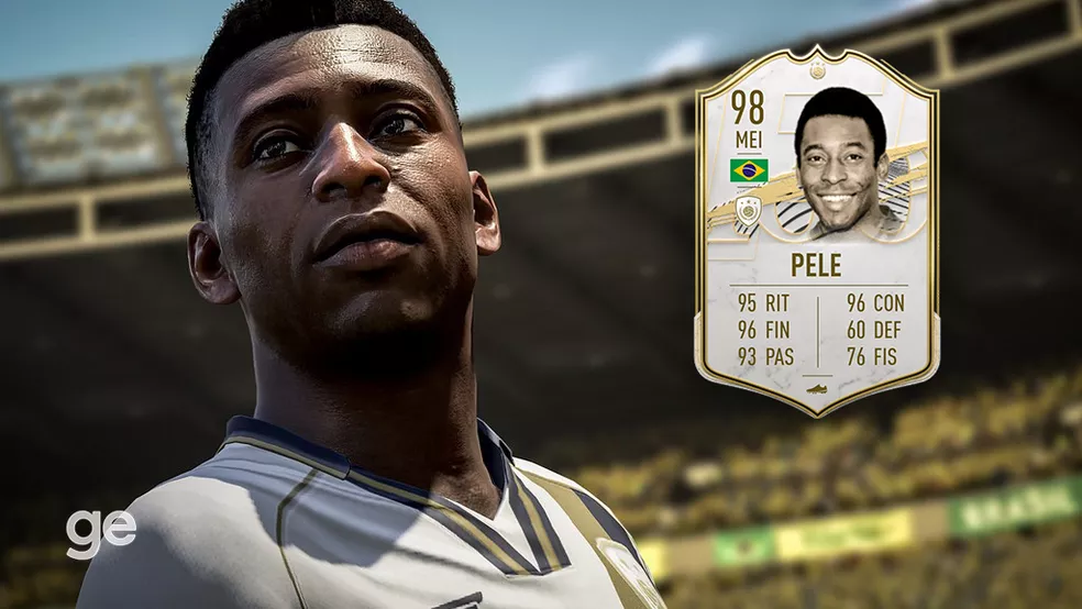 Pelé na versão Prime do FIFA 21 — Foto: Reprodução