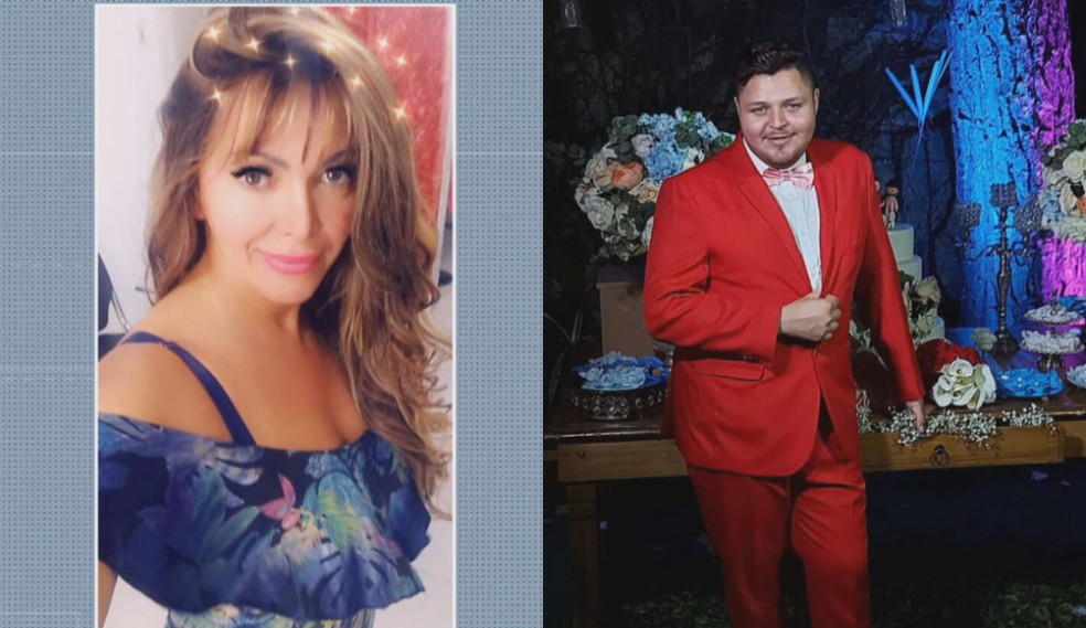 Segundo a polícia, para dar fim ao corpo de Marcelo, Maryana Elisa Rimes Paulo teve a ajuda do amigo Ronaldo Bertolini (à direita). — Foto: Reprodução/TV Globo