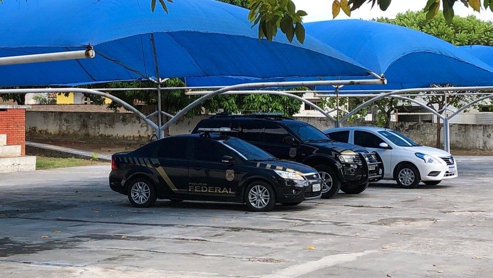 Polícia Federal cumpriu mandados de busca e apreensão no prédio do DNOCS em João Pessoa — Foto: Felícia Arbex/TV Cabo Branco