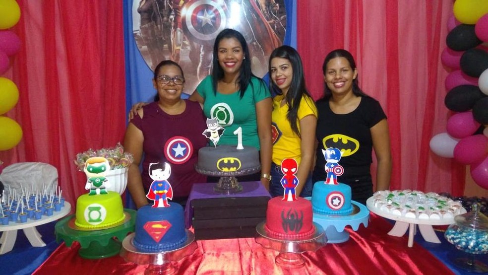 Pâmela e a família mantinham contato mesmo morando longe — Foto: Arquivo Pessoal/Bruna Bessa