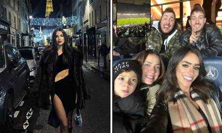 Ex e atual de Neymar estão em Paris para o réveillon com o jogador